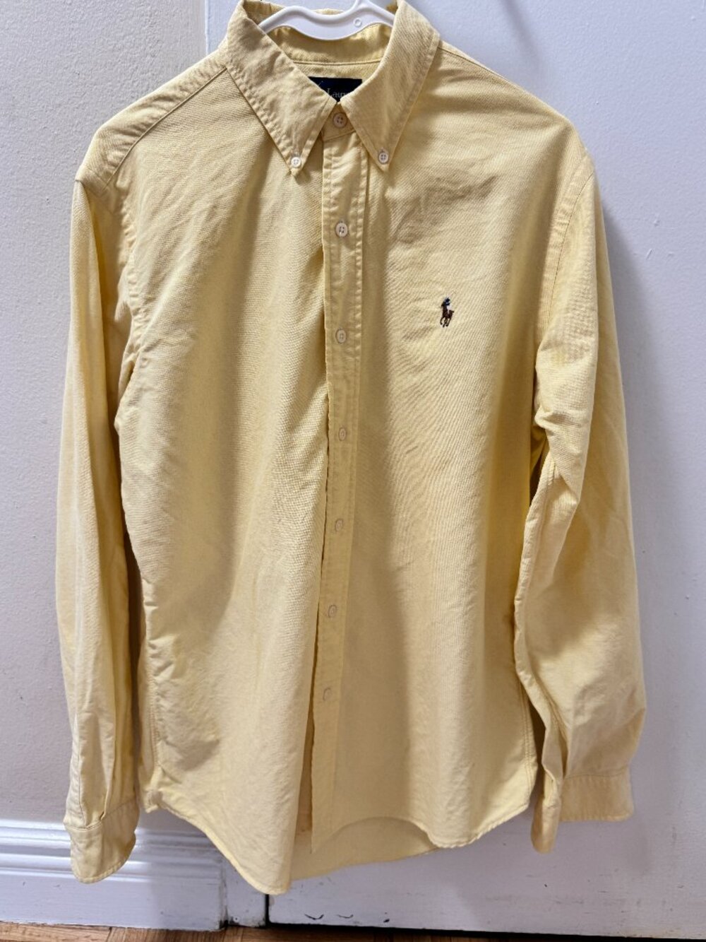 Polo Ralph Lauren Men's Button Down Shirt in Yellow- Size Medium Custom Fit
